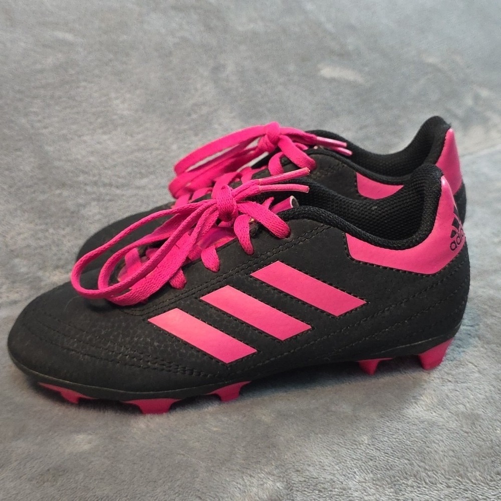 Adidas Goletto kids Soccer Cleats Size 12K Pink Black G26368 - Picture 3 of 7